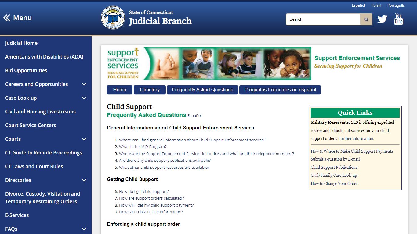 Child Support FAQs - CT Judicial Branch